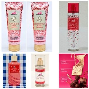 Bath & Body Works. 5 Piece Set: Body Wash, 2 Body Creams & 2 Fragrance Mists.